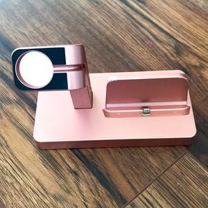 iPhone and Apple Watch charging stand.